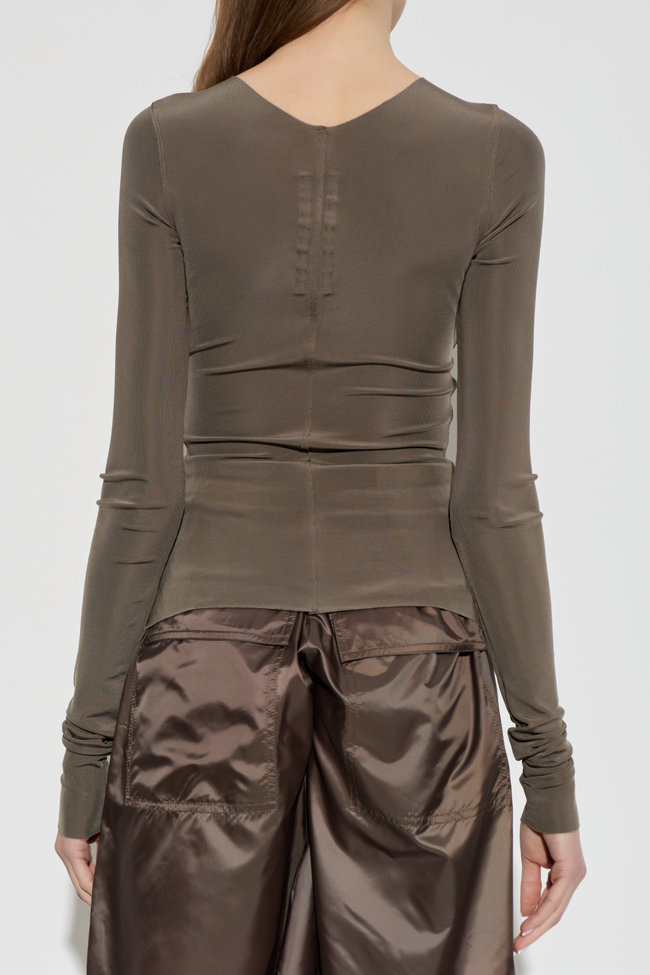Rick Owens Fitted top with raw edges | Women's | Vitkac